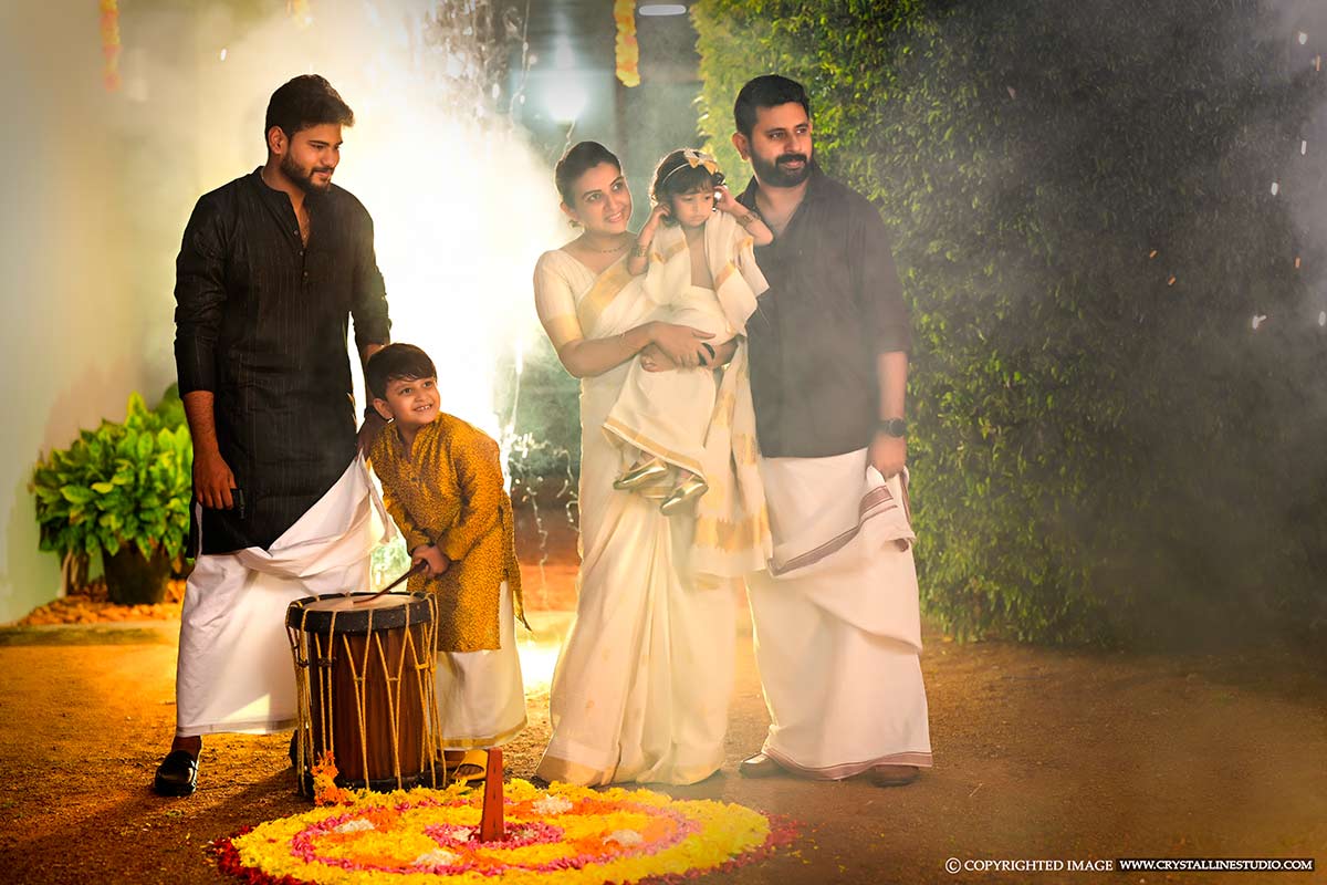 Onam family photoshoot ideas