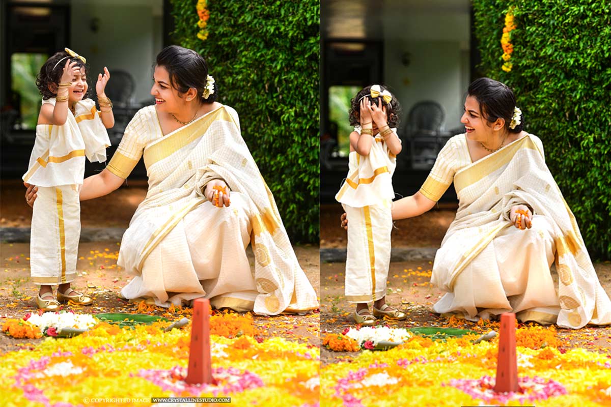 Onam Family photoshoot