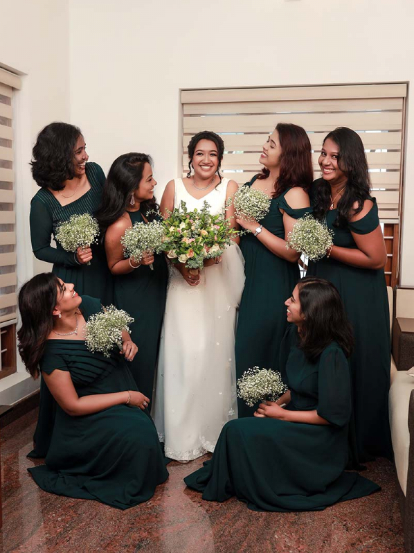 bridesmaid dresses in Kerala