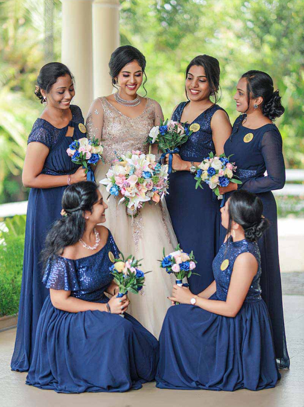 bridesmaid dress styles In Kerala