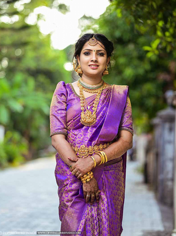 Wedding Kanchipuram saree for hindu bride