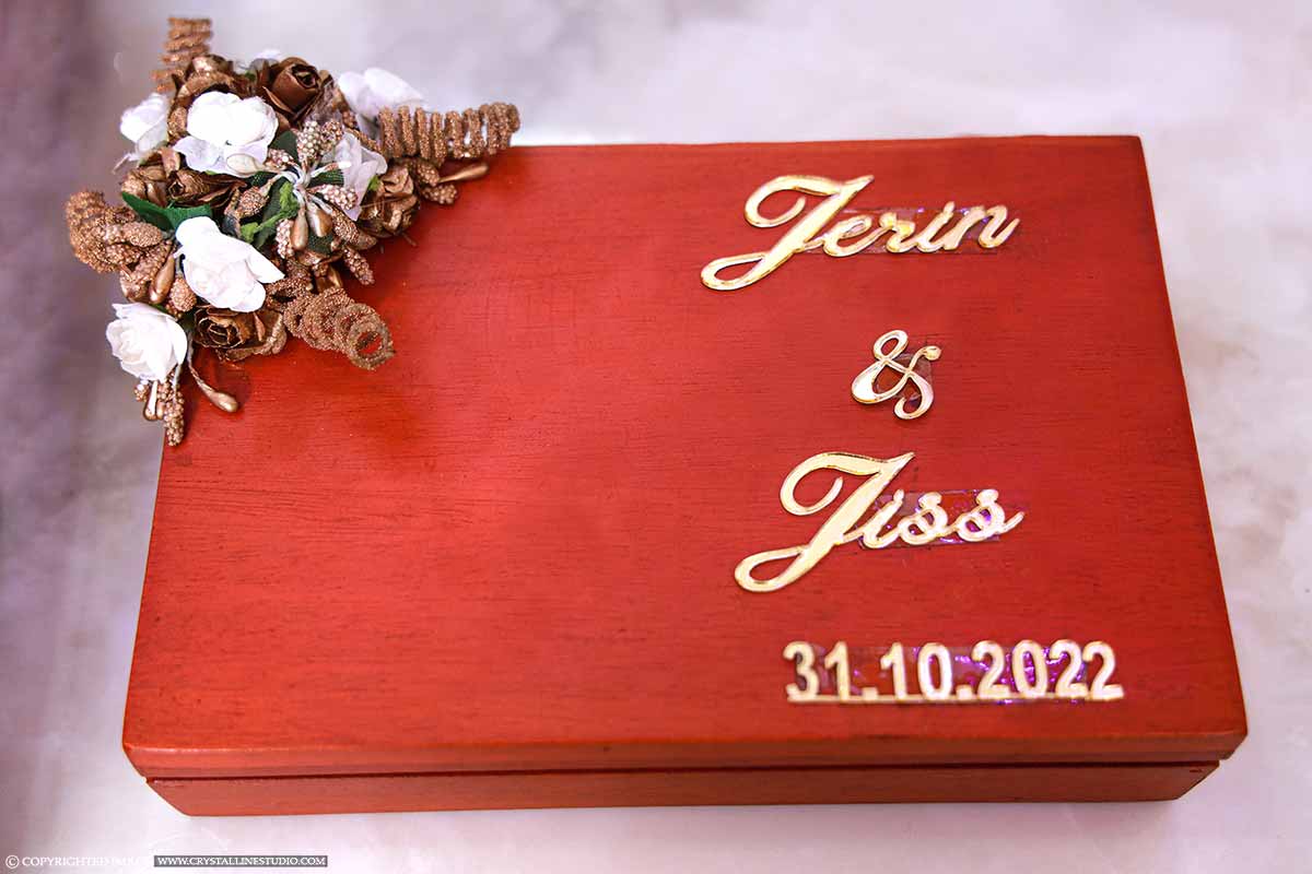 Christian Wedding Rings Box In Kochi