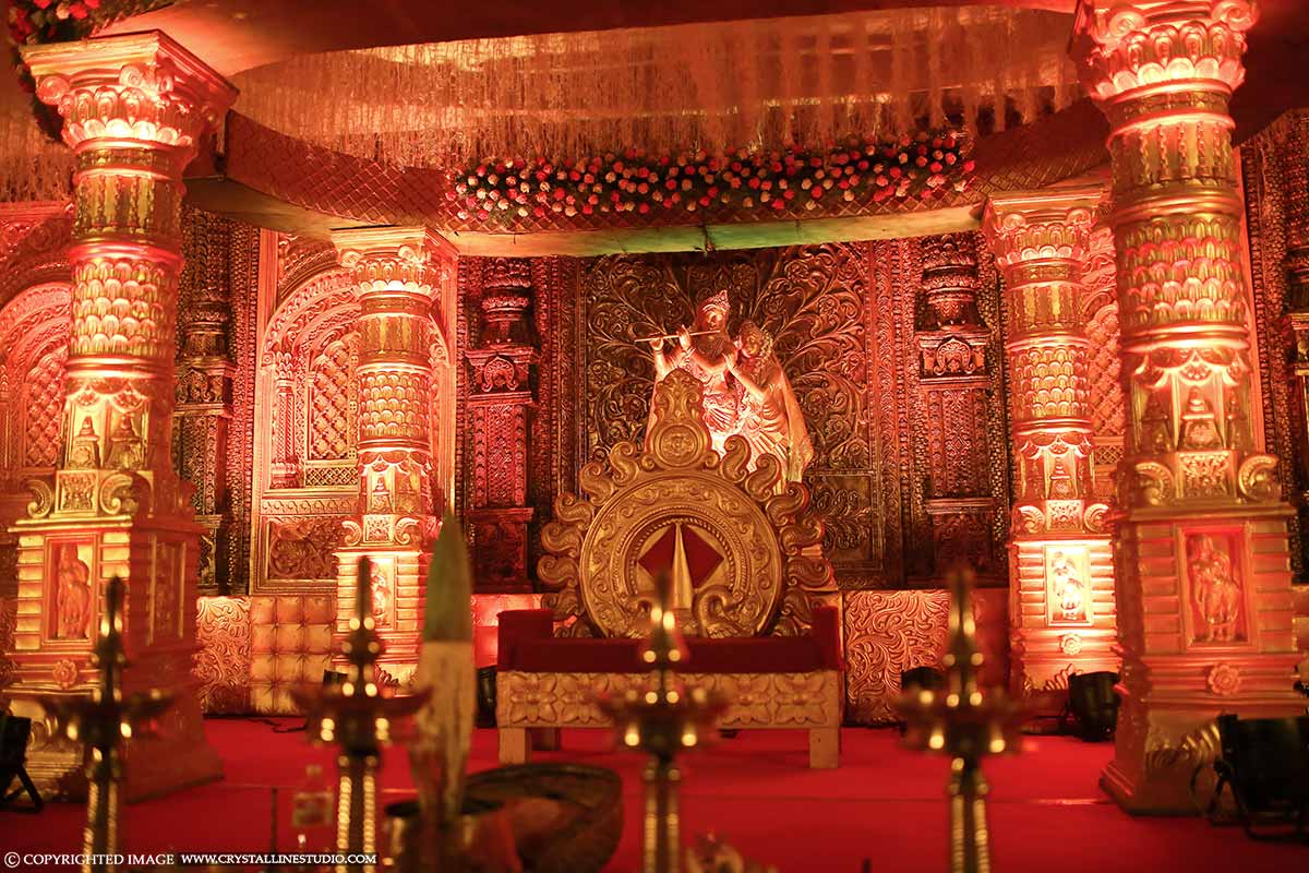 Hindu Wedding Stage Photos In Thrissur