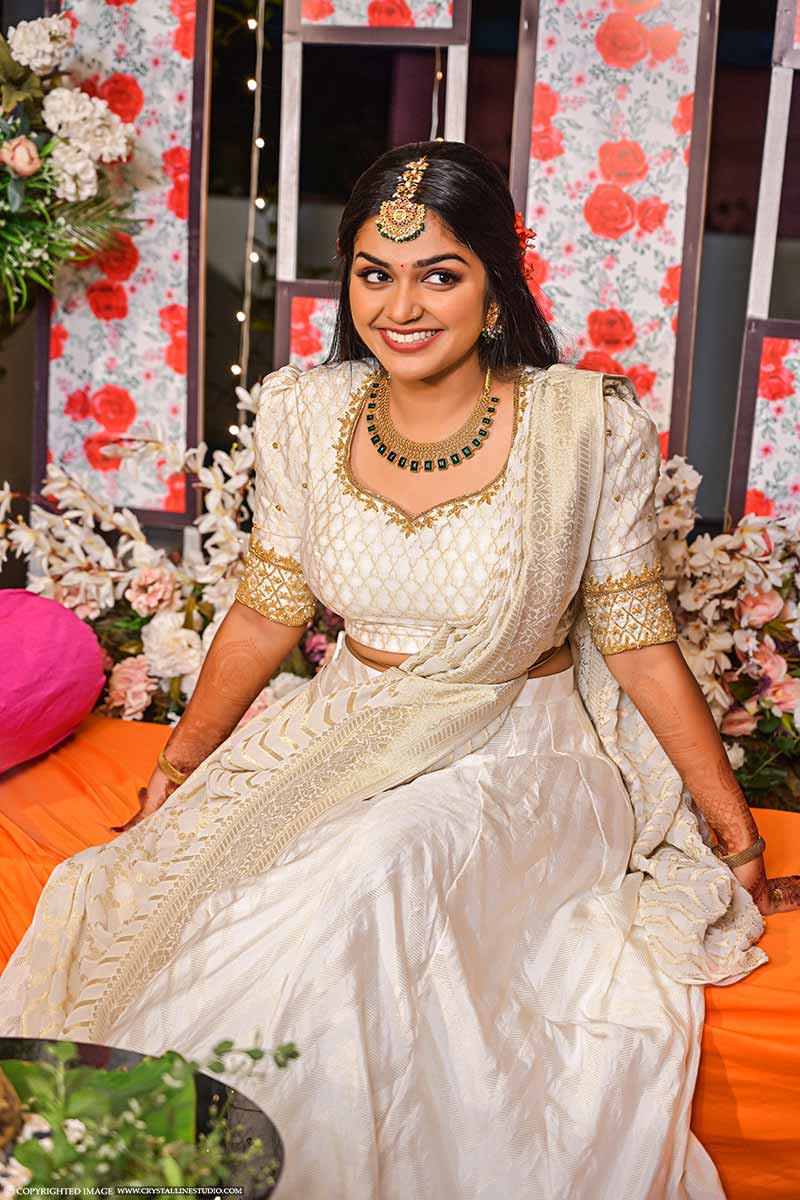 nauvari saree brides.. white colour nauvari saree.. 🤍🤍💫 - YouTube