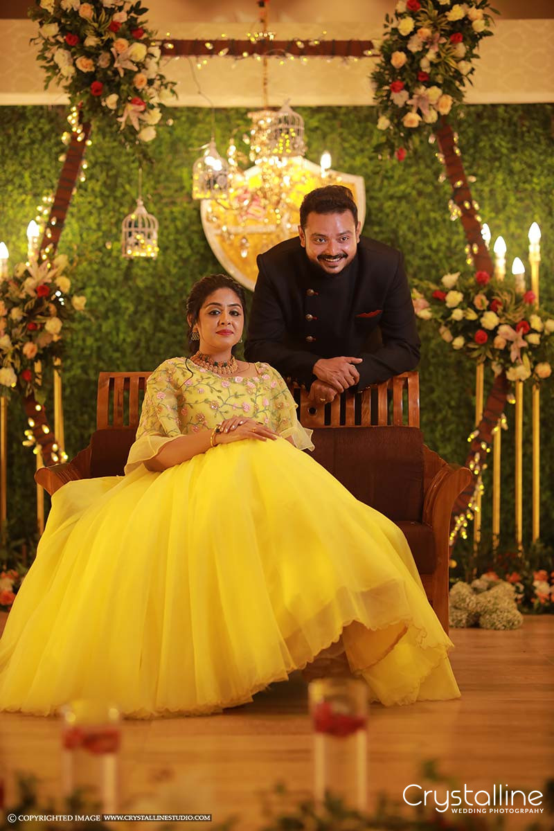 Bincy from Ernakulam wearing our customized bridal lehenga for her  engagement ceremony @jas_style_diary DM for enquiries Online customi... |  Instagram